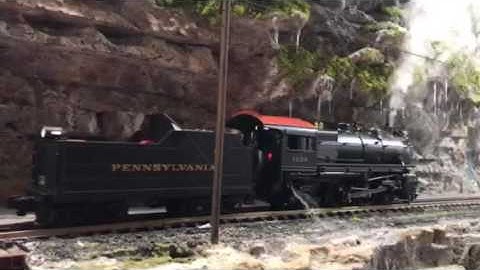 MTH Premier PRR Atlantic w/PS3/LEDS/Pop off/Blow Down Smoke