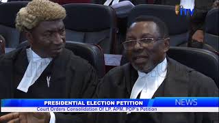 Presidential Election Petition: Court Orders Consolidation Of LP, APM, PDP’s Petition