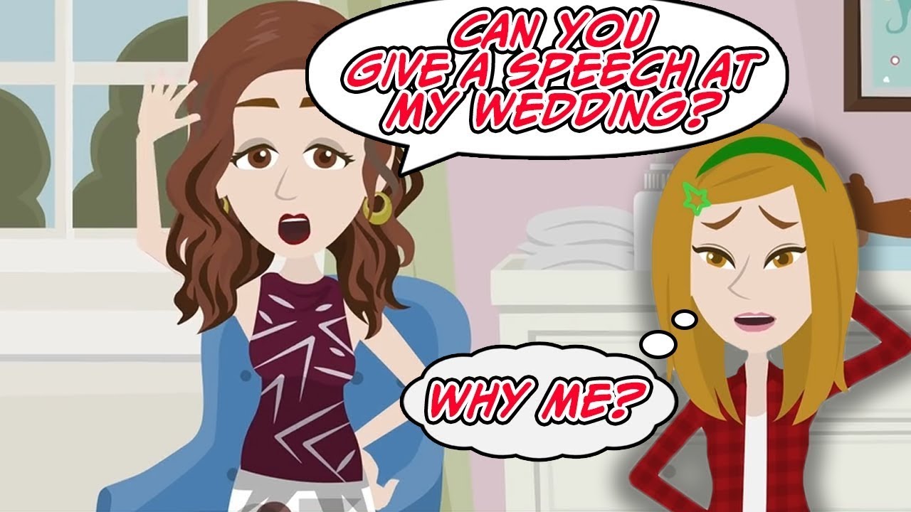 A girl I hated in school invited me to her wedding and asked me to give a speech [Text + Animation]