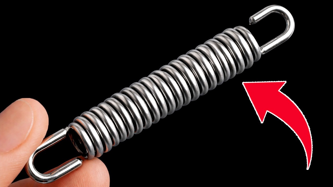 Shaking A Spring Half the World Will Be Shocked 😱! The Secret Way to Turn a Spring into ...