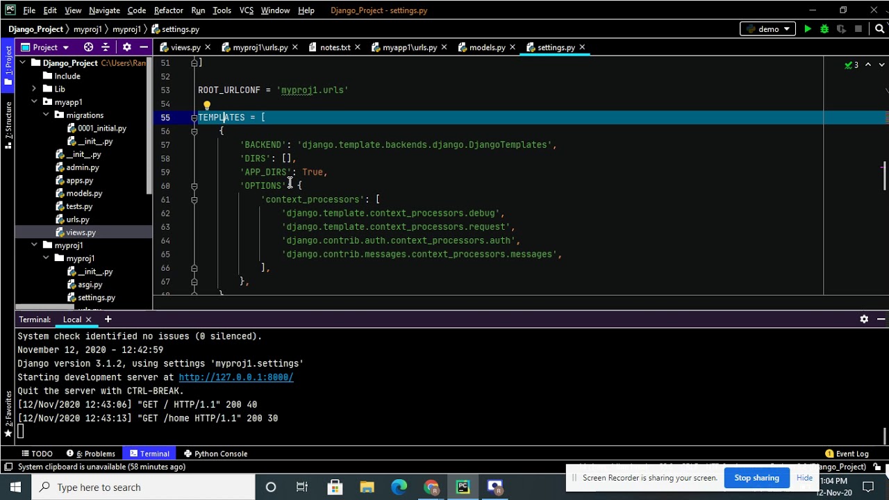 Django Templates python web development course:8 learn python course ...