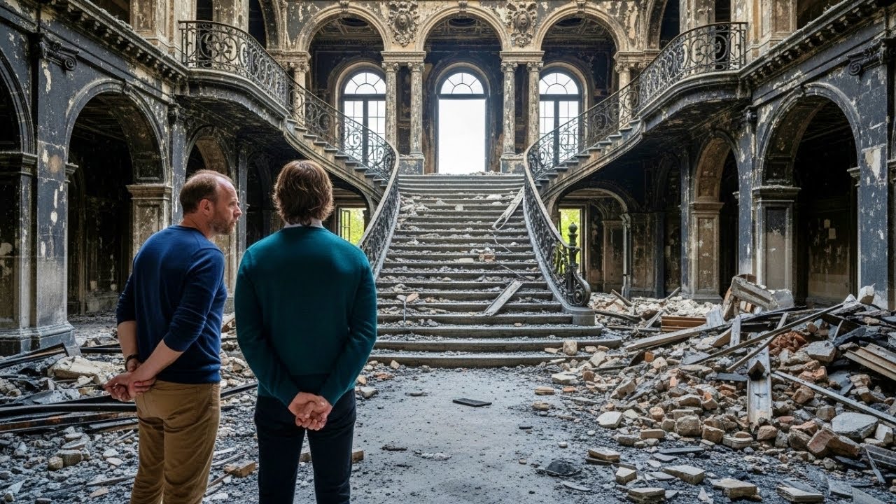 Kupile Su Izgorjelu Vilu — Ali Ono Što Su Pronašle Ispod Stepenica Promijenilo Je Sve