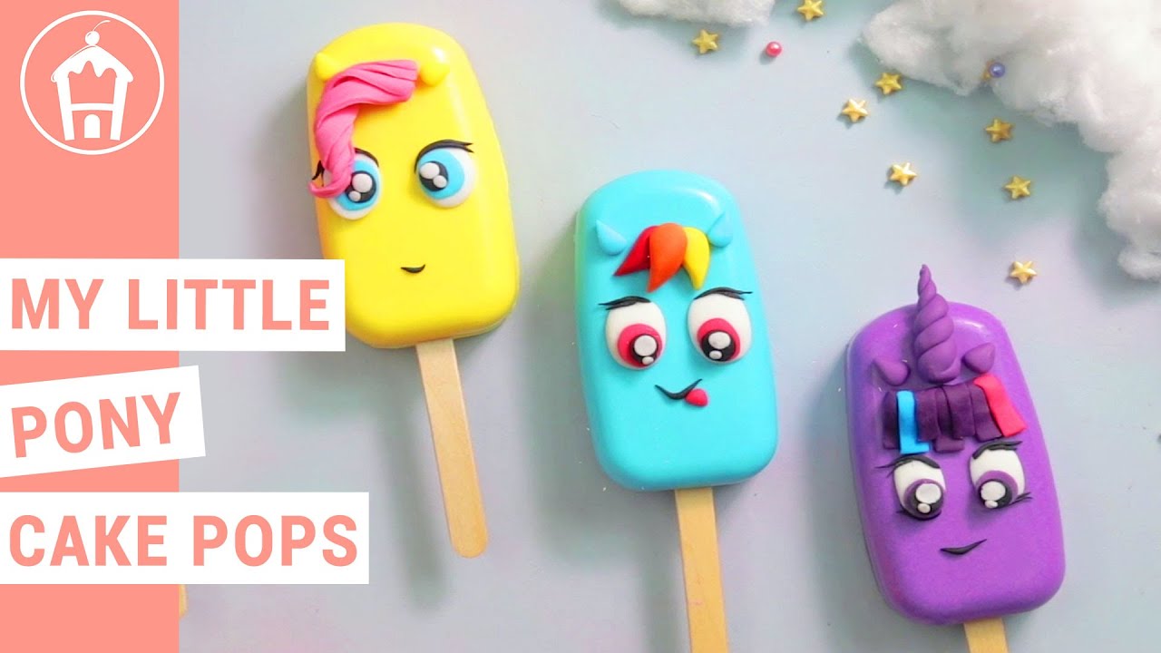 These are the CUTEST My Little Pony Cake Pops Ever! Perfect Cakesicles Recipe