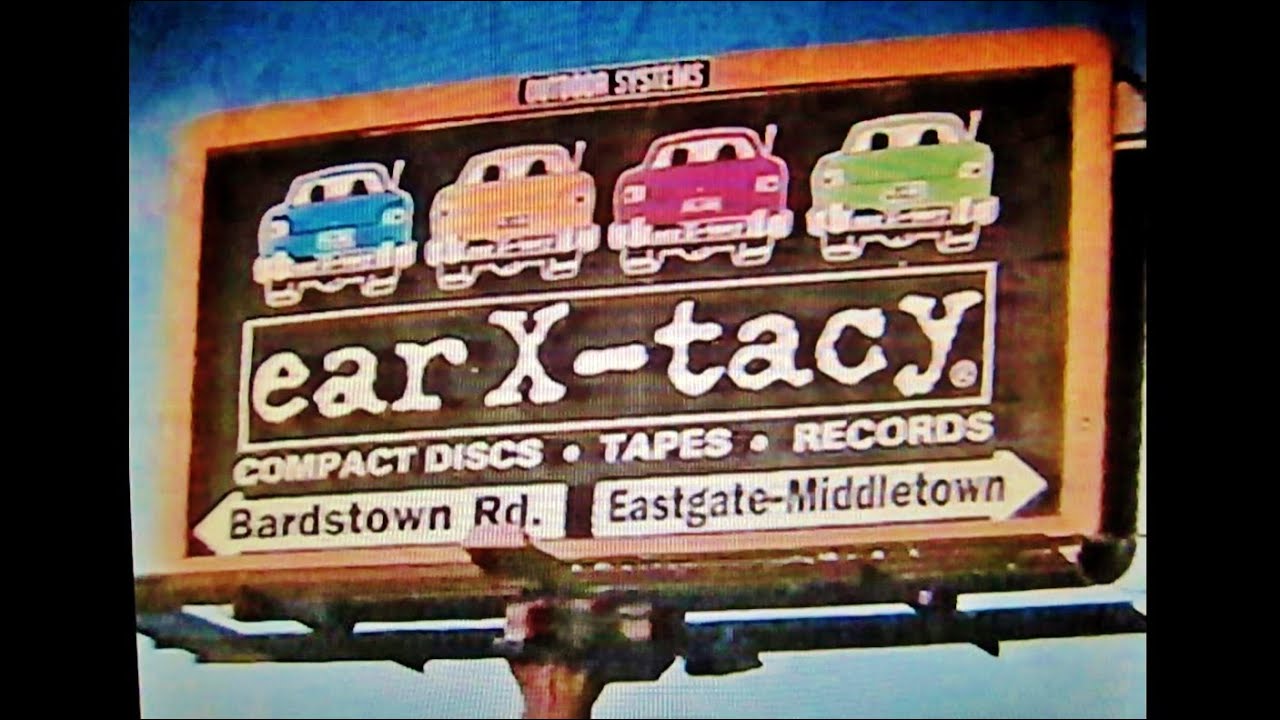 EAR XTACY, Legendary Record store, Louisville, Ky., CLASSIC COMMERCIAL