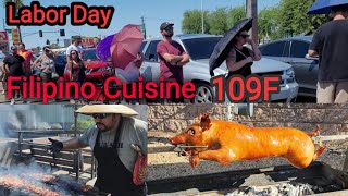 Filipino Cusine in Arizona #LechonForEverybody Lechon Sugba Sisig Kinilaw