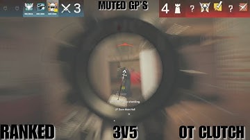 CRAZY 3V5 OVERTIME COMEBACK ON OREGON | Rainbow Six Siege X Solo Queue Ranked No Commentary Gameplay