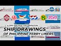 Ship drawings of philippine ferry liners  wga nn sulpicio lines william lines gothong ats