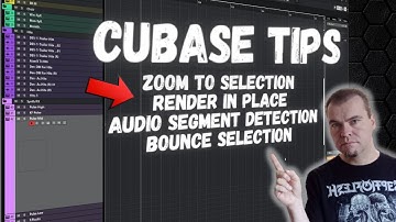 Cubase Quick Tips: Zoom to Selection, Render in Place & More !