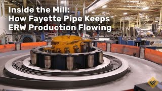 Steel Coil Handling & Production Flow in ERW Pipe Manufacturing | Fayette Pipe