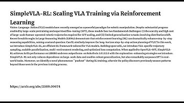 SimpleVLA-RL: Scaling VLA Training via Reinforcement Learning