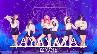 《日本語字幕》IZ*ONE(아이즈원)-AYAYAYA(Hush) @EYES ON ME IN SEOUL