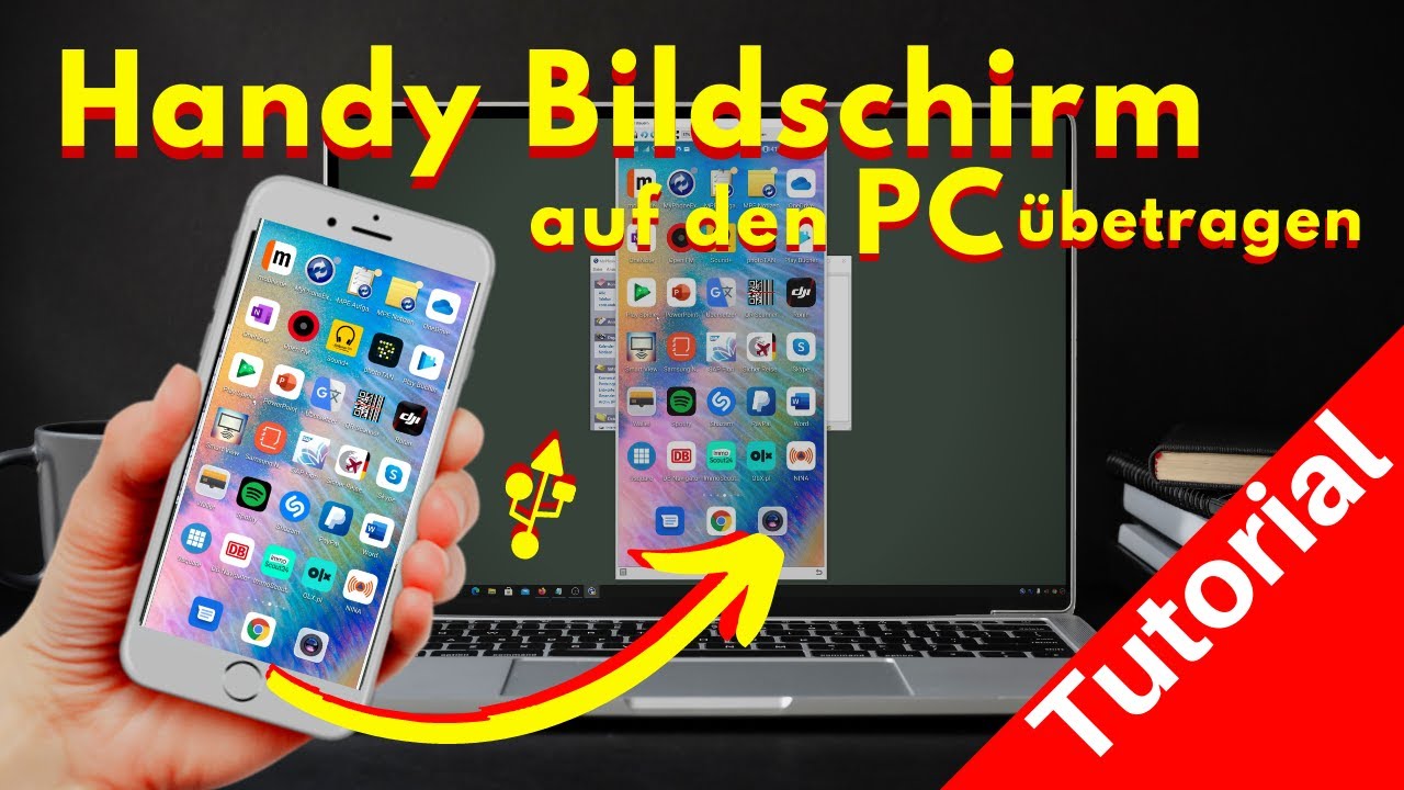 Update New Handy auf PC übertragen | Fernsteuern mit USB | Tutorial 2021