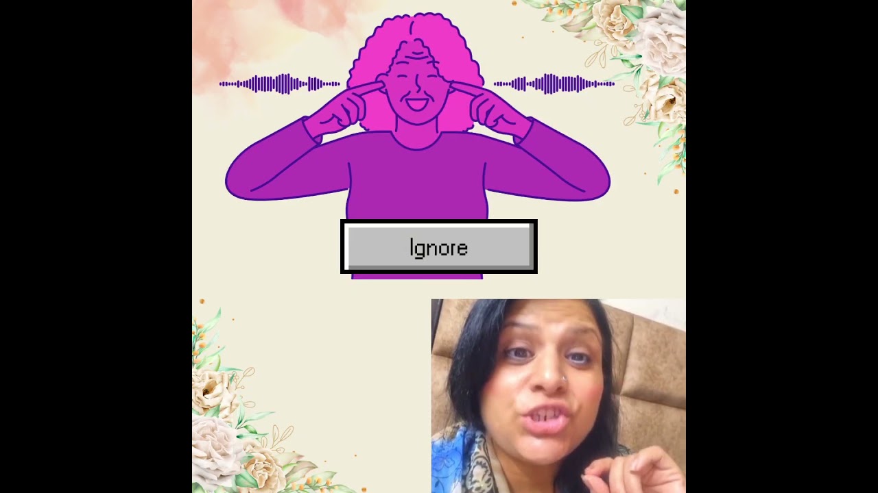 Ignore negative people in order to maintain  silence in your life 