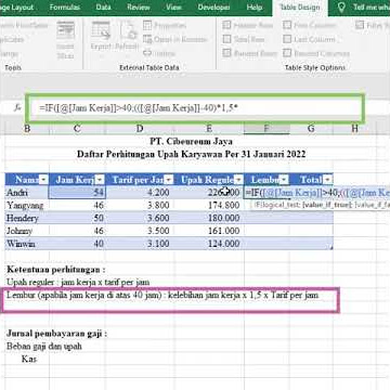 Menghitung & menjurnal gaji #shorts #akuntansi #excel