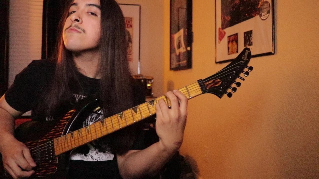 At The Gates Cold Guitar Solo Cover - YouTube