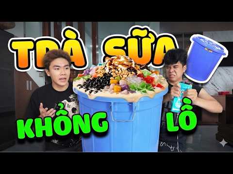 Theng Vlog | Challenge: Making a Giant Bubble Tea