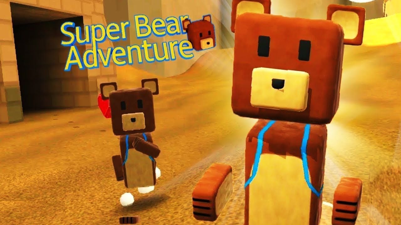 Включи где приключения. Bear Adventure игра. Супер Беар адвентуре. Игра 3d платформер super Bear Adventure. Приключения супер мишки игра.