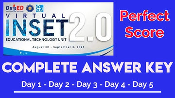 VINSET 2.0 Day 1 to Day 5: Complete Answer Key   #vinset #vinsetday5 #vinsetcompleteanswer