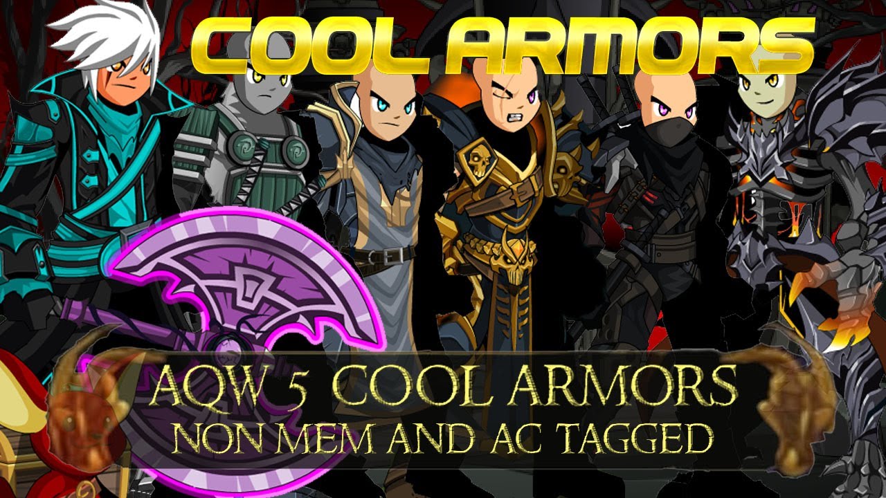 AQW 5 Cool Armors Non Member + AC Tagged!! 3 YouTube