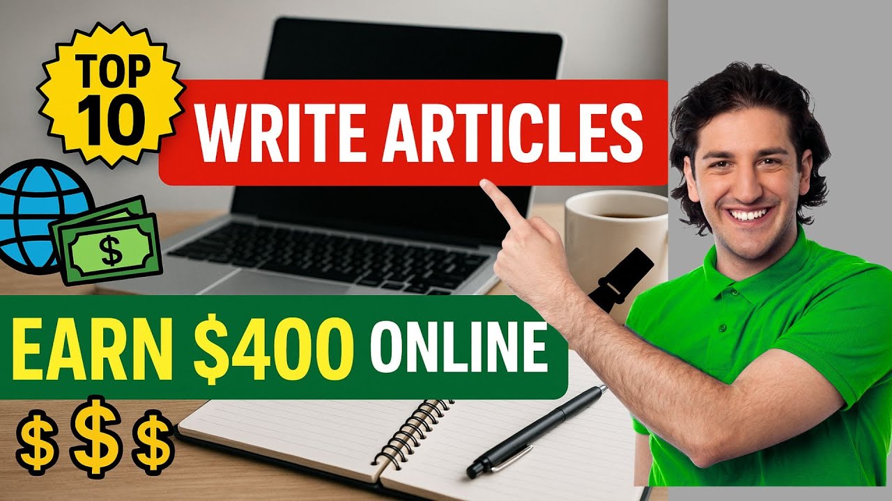 10 Best Websites That Pay $400+ to Write Articles (Work From Home 2025)