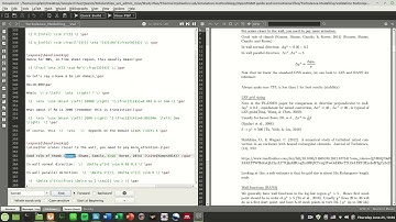 Linux Mint 5 - Conversion of Word to LaTeX part iii Mendeley, Biber and TeXMaker