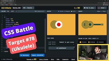 CSS Battle Challenge: Target #78 (Ukulele) from Battle #14 (Z-index) | CSSBattle.dev
