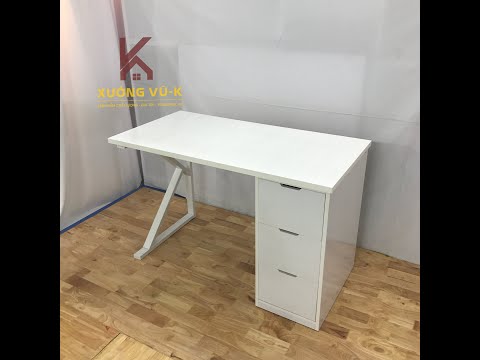 Video [Xưởng Vũ K][Cần Thơ] Bàn học, làm việc chân sắt chữ K... - youtube