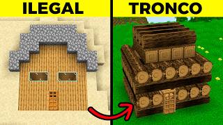 22 CASAS ILEGALES de Minecraft