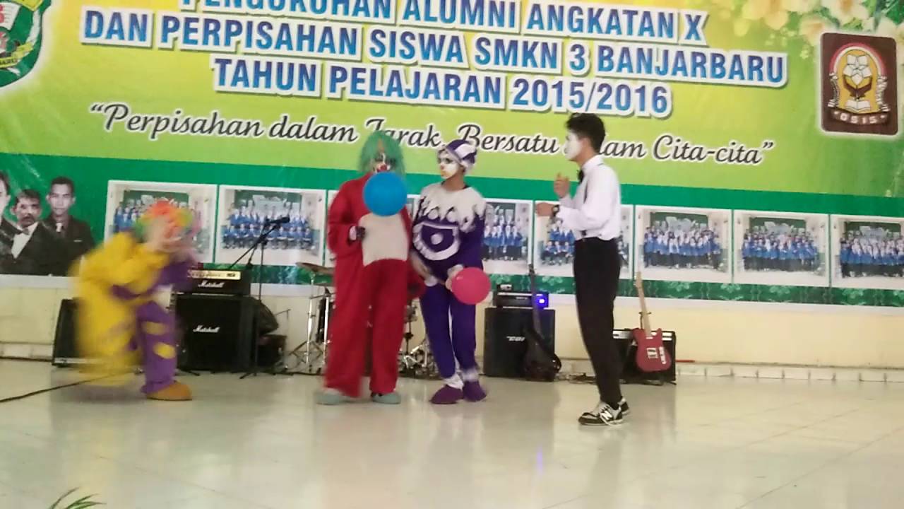 Rias Karakter Badut Dan Horor SMKN 3 Banjarbaru YouTube