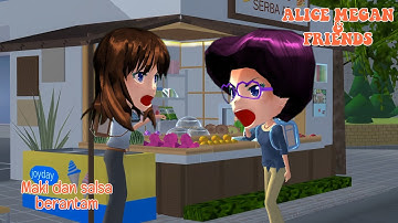 ALICE MEGAN & FRIENDS [MAKI AND SALSA ANGRY] || SAKURA SCHOOL SIMULATOR