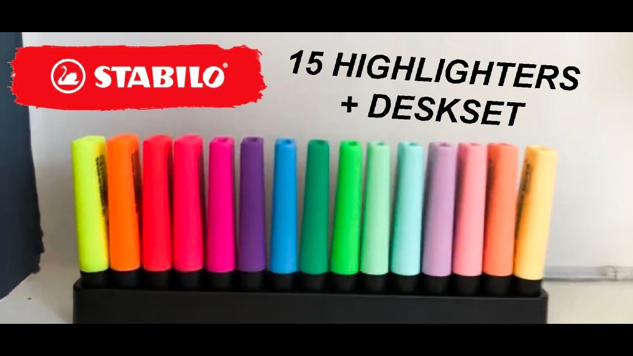 essay tot nu te binden STABILO BOSS ORIGINAL Desk Set review - YouTube