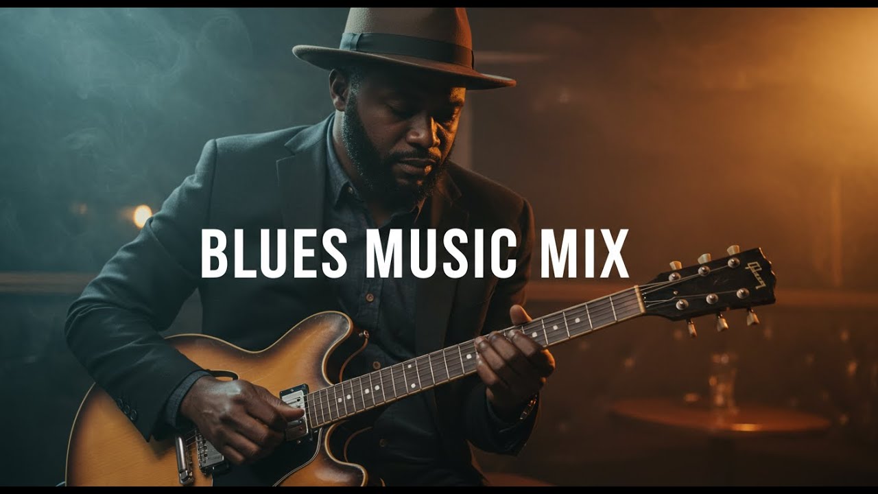 Nighttime Blues 2025 | Reflective Guitar Solos & Soulful Rhythms