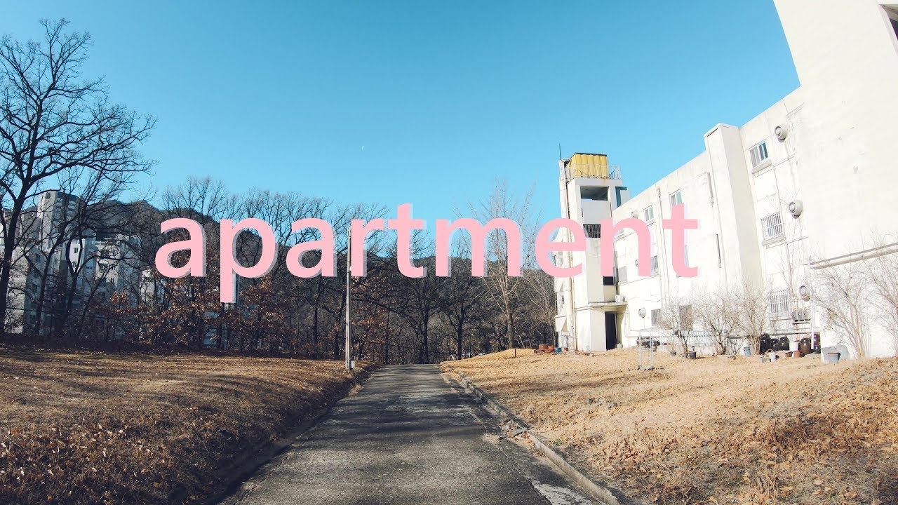 수성구 두산동 삼풍아파트 (4k) The most beautiful apartment in Daegu. Korea YouTube