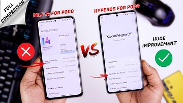 HyperOS for POCO vs MIUI 14 for POCO Side by side Comparison | Huge Improvement in HyperOS for Poco