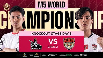 [AR] M5 Knockout Stage Day 5 DEVU VS SYS Game 2