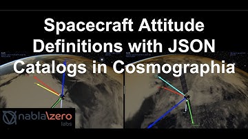 Spacecraft Attitude (Body Fixed Frame) with CADs in JSON Catalogs | Cosmographia Tutorials 10