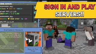 How to SIGN IN and Play on SERVERS in Craftsman: Building Craft (NEW Update!)😱