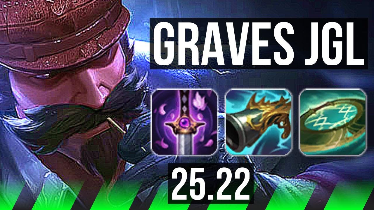 GRAVES vs RENGAR (JGL) | 20/1/9, Legendary | KR Master | 25.22