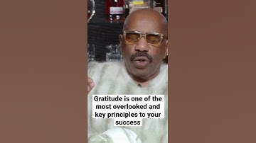Gratitude is one of the most overlooked and key principles to your success