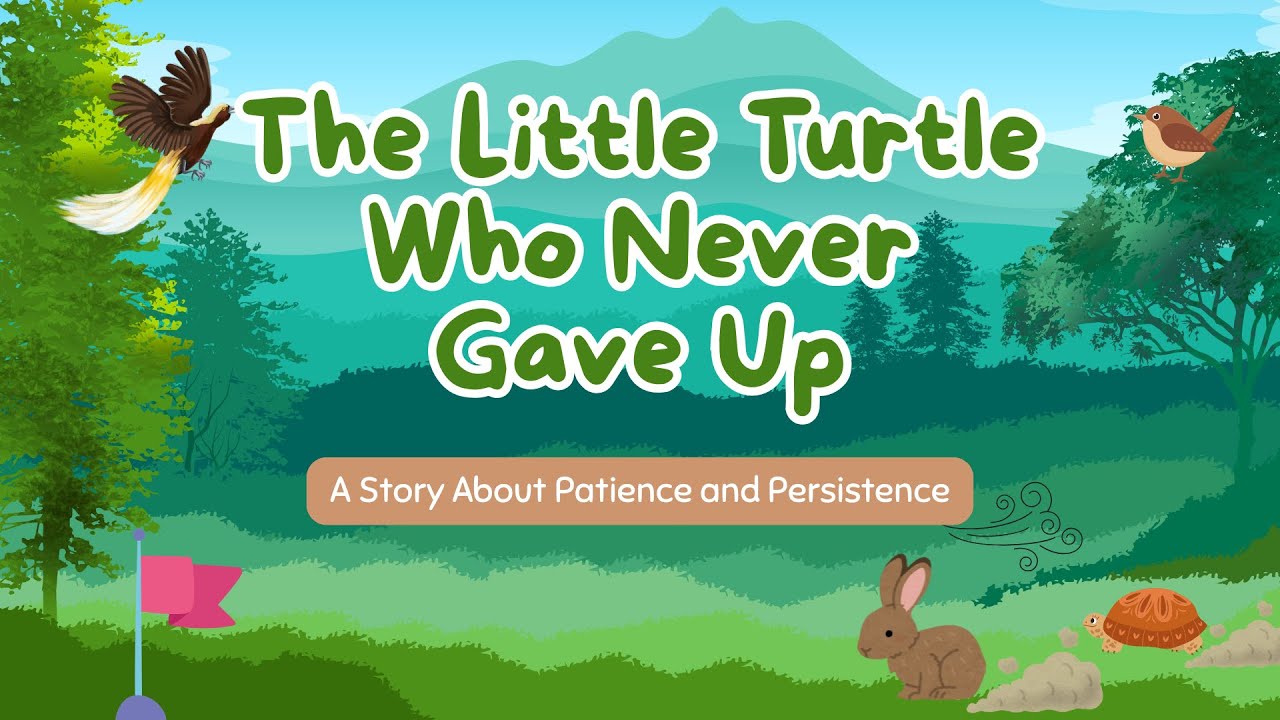The Little Turtle Who Never Gave Up 🐢 | Moral Story for Kids | Bedtime Story