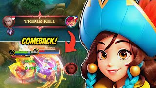 RUBY IS UNSTOPPABLE WITH ANGELA ULT!!😮RUBY BEST BUILD 2023