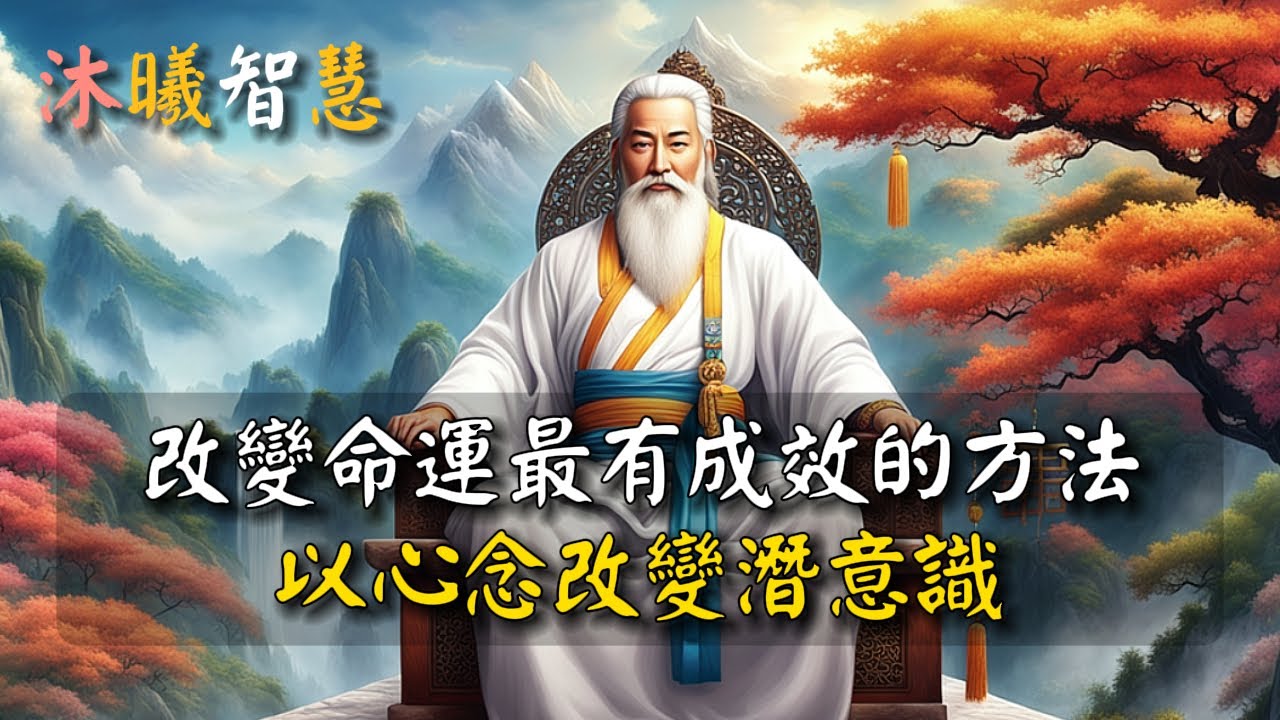 改變命運最有成效的方法,以心念改變潛意識!#沐曦智慧#J #YZ0520 - YouTube