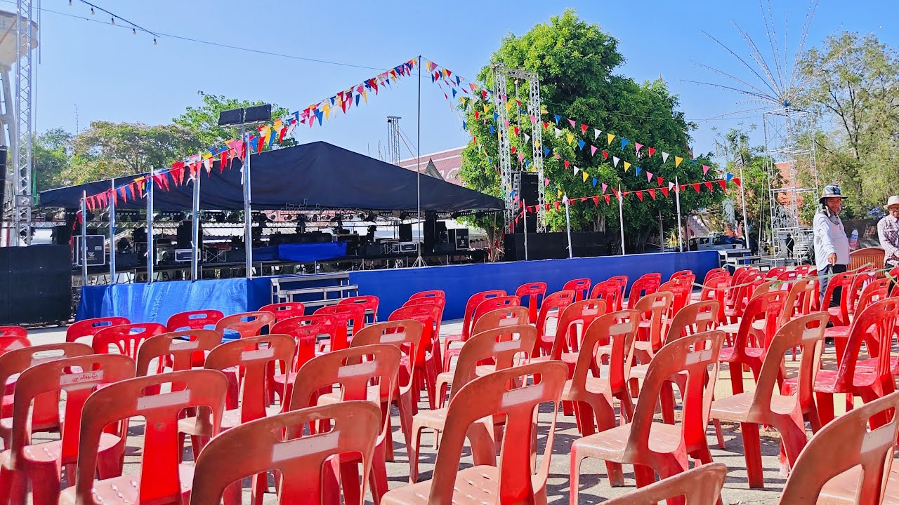 🌾❤ วัดลาดน้ำขาว บนสาลี สุพรรณบุรีนะจ้า ตอนนี้อยู่หน้างานแล้วรีบมาจองบัตรจองตั๋ว 80 บาท โต๊ะ