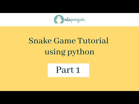 Learn how to make childhood snake game using python | Python Projects | Learn Python | Part 1