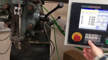 Yaskawa V1000 VFD up and running on the Blidgeport / Newker 990MDCa conversion.