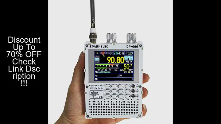 New DP-666 TEF6686 Radio High Sensitivity Full Band FM AM LW MW SW Shortwave ESP32 RDS 2.8 inch IPS
