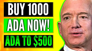 CARDANO TO $500! YOU ONLY NEED 1000 CARDANO TOKENS TO GET THIS! CARDANO NEWS TODAY