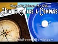 How to make a compass  a stem project for kids exploring magnetic science