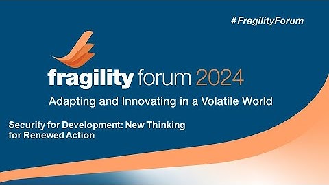 Security for Development: New Thinking for Renewed Action