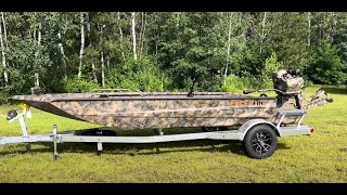 Excel 1860 Shallow Water F86 & Mud Buddy HDR40 Surface Drive Walk Thru & Test Drive